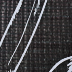 Składany parawan, 228x170 cm, motyw piór, czarno-biały