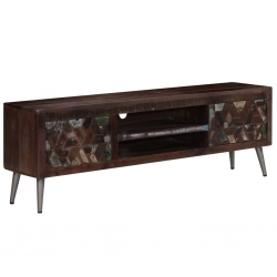 Szafka pod TV z drewna odzyskanego, 140 x 30 x 45 cm
