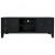 Metalowa szafka TV w industrialnym stylu, 120x35x48 cm, czarna