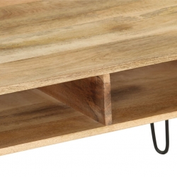 Szafka pod telewizor, lite drewno mango, 110 x 35 x 45 cm