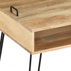 Szafka pod telewizor, lite drewno mango, 110 x 35 x 45 cm