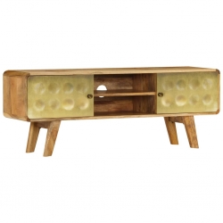 Szafka pod telewizor, lite drewno mango, 120 x 30 x 45 cm