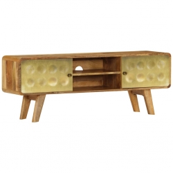 Szafka pod telewizor, lite drewno mango, 120 x 30 x 45 cm