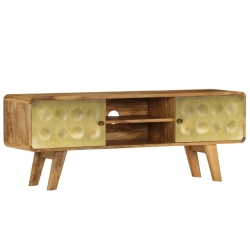 Szafka pod telewizor, lite drewno mango, 120 x 30 x 45 cm