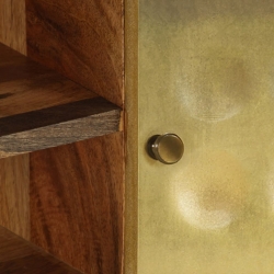 Szafka pod telewizor, lite drewno mango, 120 x 30 x 45 cm
