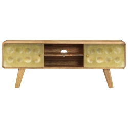 Szafka pod telewizor, lite drewno mango, 120 x 30 x 45 cm