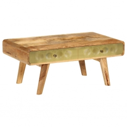 Stolik kawowy z litego drewna mango, 90 x 50 x 40 cm