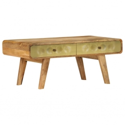 Stolik kawowy z litego drewna mango, 90 x 50 x 40 cm