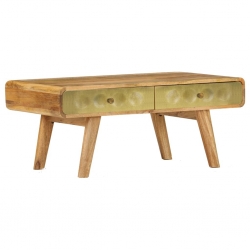 Stolik kawowy z litego drewna mango, 90 x 50 x 40 cm