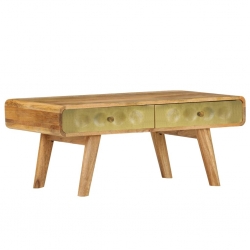 Stolik kawowy z litego drewna mango, 90 x 50 x 40 cm