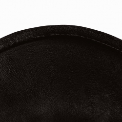 Krzesło motyl, dziecięce, czarne, skóra naturalna