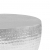 Stolik do kawy z młotkowanego aluminium, 100x50x28 cm, srebrny