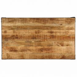 Stół jadalniany z litego drewna mango, 140 x 80 x 76 cm
