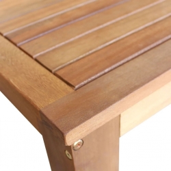 Stolik barowy z litego drewna akacjowego, 60 x 60 x 105 cm