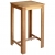 Stolik barowy z litego drewna akacjowego, 60 x 60 x 105 cm