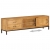 Szafka pod telewizor, lite drewno mango, 140 x 30 x 40 cm