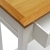 Stolik, 50x32x75 cm, lite drewno dębowe