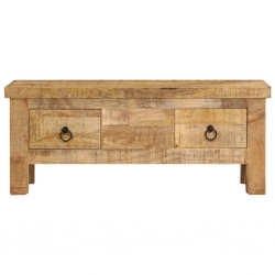 Stolik kawowy z litego drewna mango, 90x45x35 cm