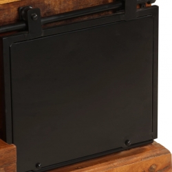 Szafka pod TV, 110x30x45 cm, lite drewno odzyskane