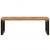 Stolik kawowy, 100x50x35 cm, lite drewno mango i stal