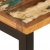 Stolik kawowy, 100x50x35 cm, lite drewno z odzysku i stal