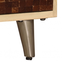 Szafka pod TV, 120x30x40 cm, lite drewno mango