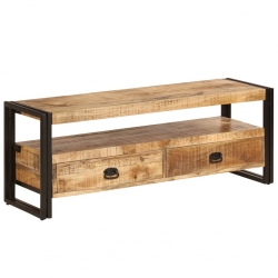 Szafka pod TV, 120x35x45 cm, lite drewno mango
