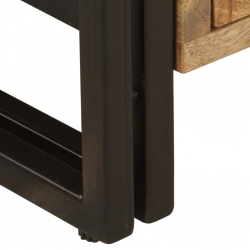 Szafka pod TV, 120x35x45 cm, lite drewno mango