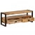 Szafka pod TV, 120x35x45 cm, lite drewno mango