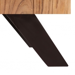 Stolik kawowy, 90 x 50 x 45 cm, lite drewno akacjowe
