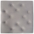 Stołek, ciemnoszary, 60x60x36 cm, aksamit