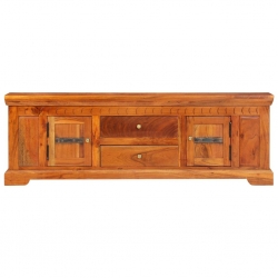 Szafka pod TV, 119x30x40 cm, lite drewno akacjowe