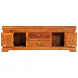 Szafka pod TV, 119x30x40 cm, lite drewno akacjowe