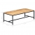 Stolik kawowy, 120 x 60 x 40 cm, lite surowe drewno mango