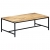 Stolik kawowy, 120 x 60 x 40 cm, lite surowe drewno mango