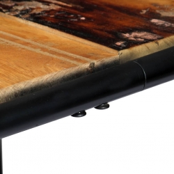 Stół do jadalni, 180 x 90 x 76 cm, lite drewno z odzysku