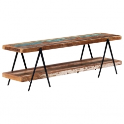 Szafka pod TV, 160 x 40 x 50 cm, lite drewno z odzysku