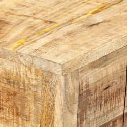 Stolik konsola, 120 x 35 x 75 cm, lite drewno mango