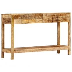 Stolik konsola, 120 x 35 x 75 cm, lite drewno mango
