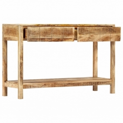 Stolik konsola, 120 x 35 x 75 cm, lite drewno mango