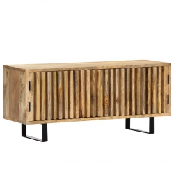 Szafka pod TV, 90x30x40 cm, lite drewno mango