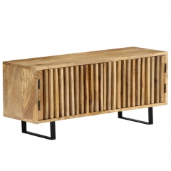 Szafka pod TV, 90x30x40 cm, lite drewno mango