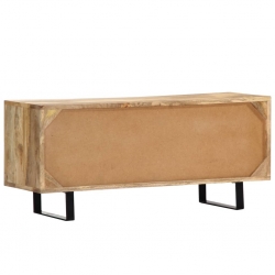 Szafka pod TV, 90x30x40 cm, lite drewno mango
