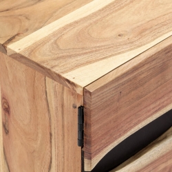 Szafka pod TV, 140x30x45 cm, lite drewno akacjowe