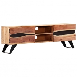 Szafka pod TV, 140x30x45 cm, lite drewno akacjowe