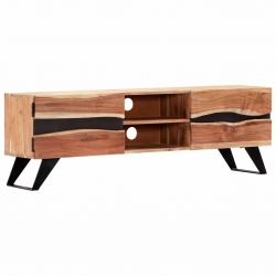 Szafka pod TV, 140x30x45 cm, lite drewno akacjowe