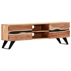 Szafka pod TV, 140x30x45 cm, lite drewno akacjowe