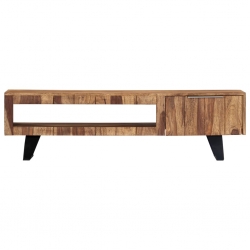 Szafka pod TV, 140x30x40 cm, lite drewno sheesham