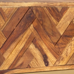 Szafka pod TV, 140x30x45 cm, lite drewno sheesham
