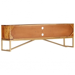 Szafka pod TV, 140x30x45 cm, lite drewno sheesham